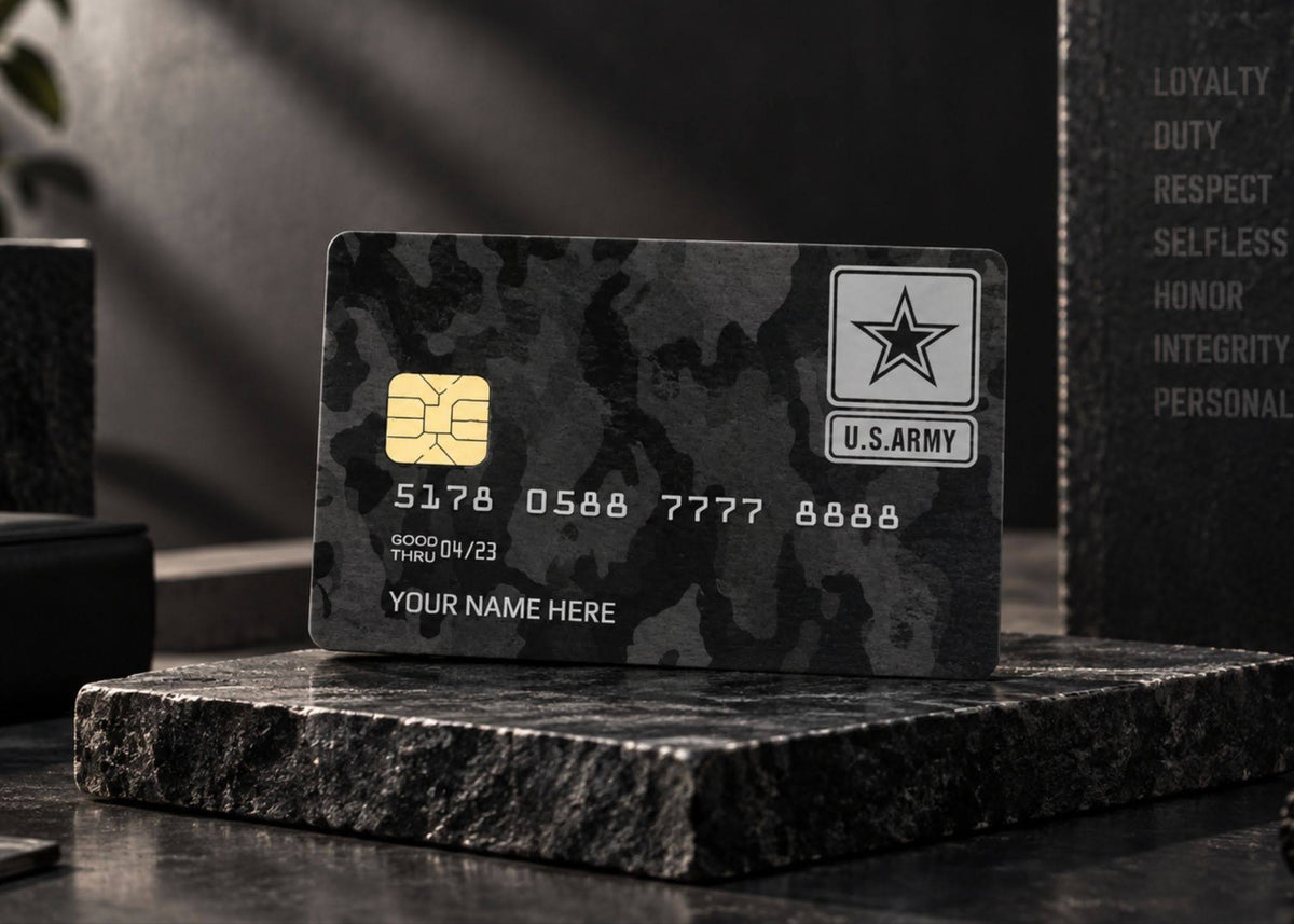 A Metal Card for Veterans Day: Honor Their Service With a Custom Build