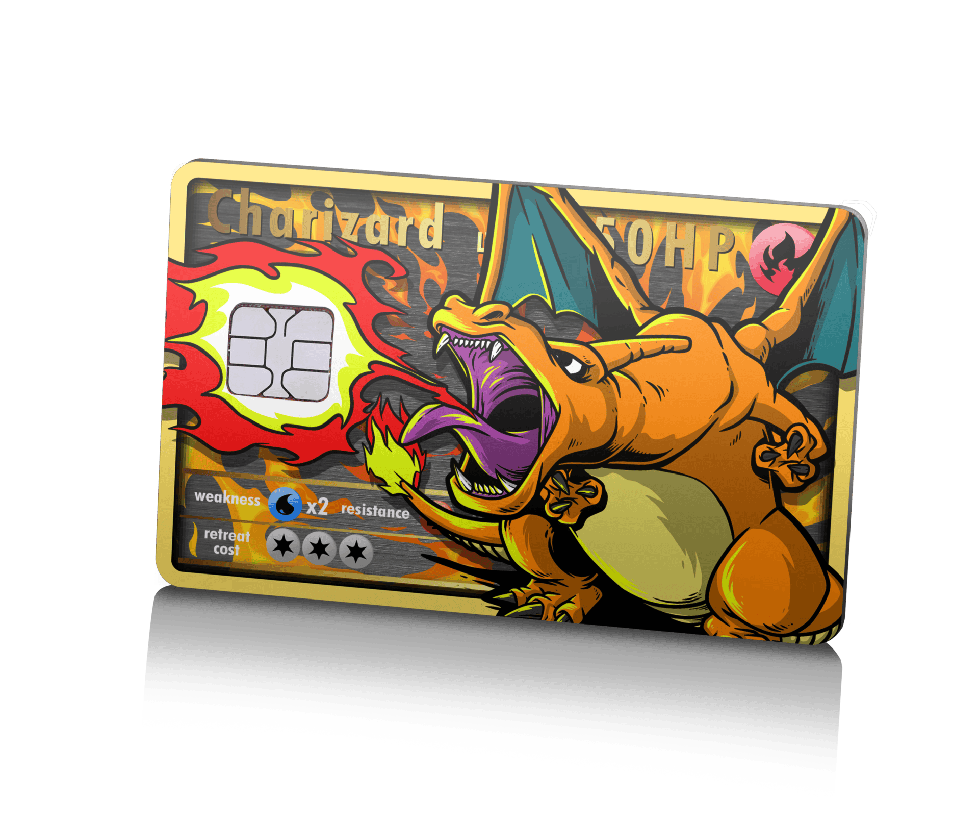 Charizard Fire Design