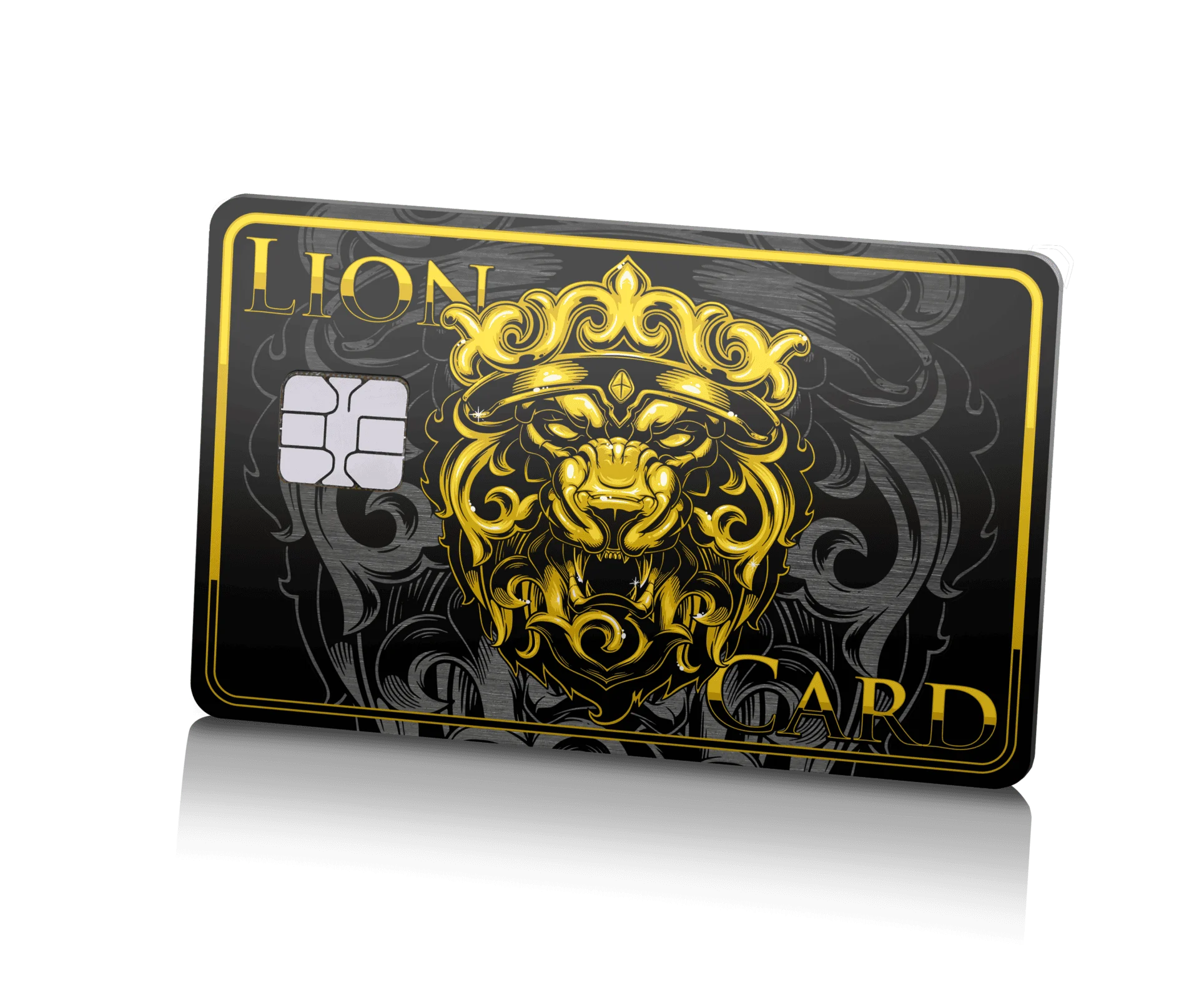 Lion Card Logo Design