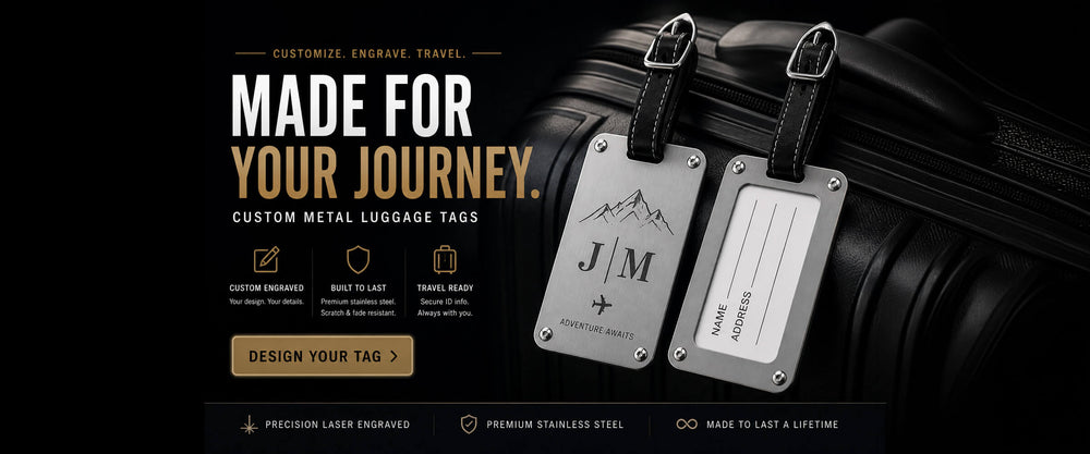 Luggage tag dimensions