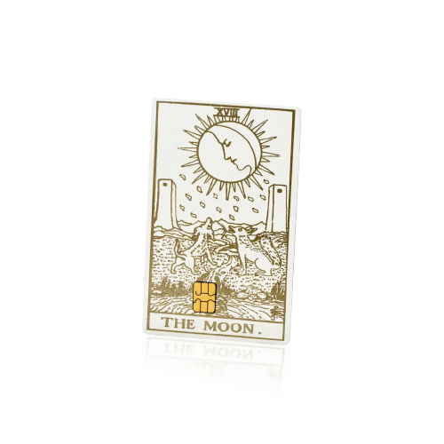 Tarot Card: The Moon Design