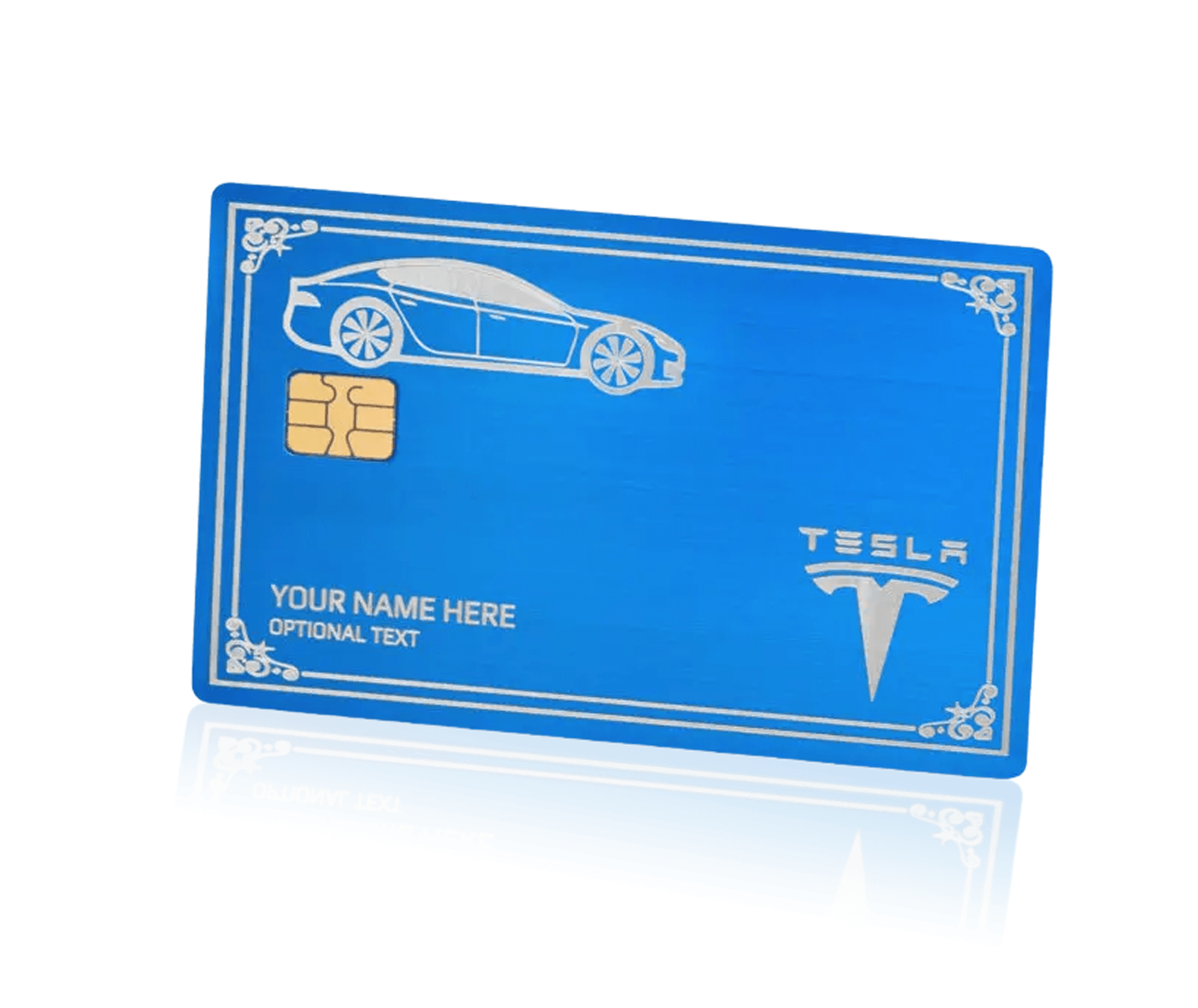 Tesla Blue Design